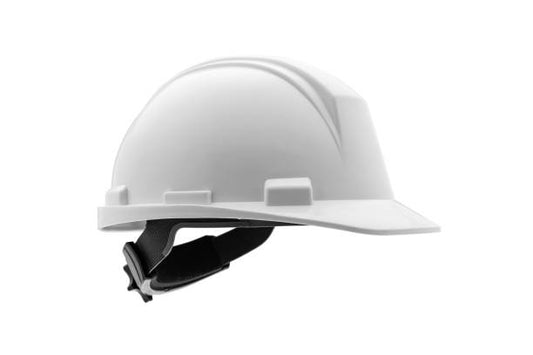 Hard Hat Construction Safety Helmet, 10 pack, White, Adjustable